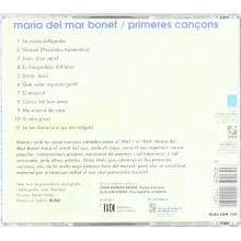 Bonet, Maria Del Mar - Primeres Cancons