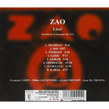 Zao - Live !