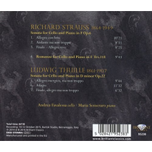 Strauss/Thuille - Cello Sonatas