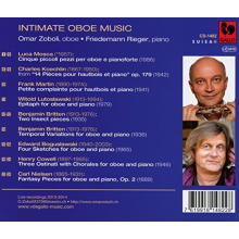 Zoboli, Omar & Friedemann Rieger - Intimate Oboe Music
