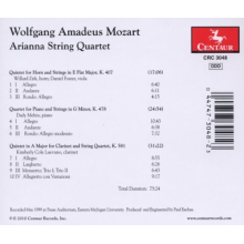 Arianna String Quartet - Quintets & Quartet