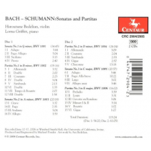 Schumann, Robert - Sonatas & Partitas