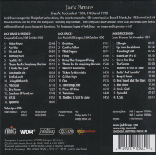 Bruce, Jack - Live At Rockpalast 1980, 1983 and 1990 CDDVD