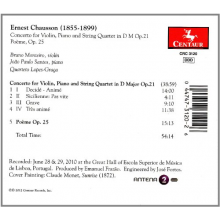 Quarteto Lopes-Graca - Concerto For Violin, Piano & String Quartet