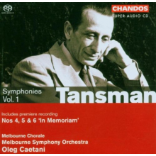 Tansman, A. - Symphony No.4-6 Vol.1
