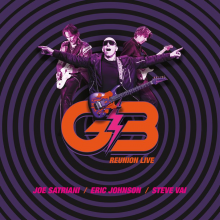 G3 Joe Satriani Eric Johnson Steve Vai - Reunion Live LP BLACK