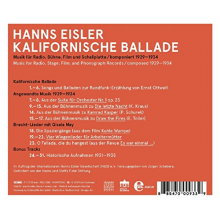 Rundfunkchor Leipzig, Neumann, H - Eisler: Kalifornische Ballade