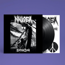Nausea - Extinction LP BLACK