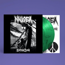 Nausea - Extinction LP GREEN