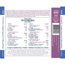 Weinberg, M. - Complete Sonatas For Violin & Piano
