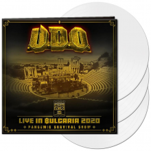 U.D.O. - Live in Bulgaria 2020 Pandemic Survival Show LP WHITE