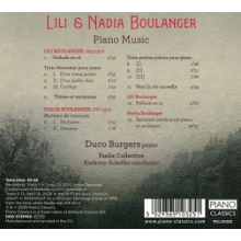 Burgers, Duco & Faelix Collective & Anthony Scheffer - Lili & Nadia Boulanger: Piano Music