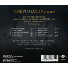 Cazzullo, Aldo & Quartetto Della Veneranda Fabbrica Del Duomo Di Milano - Haydn: Die Sieben Letzte Worte Unseres Erlosers Am Kreuze