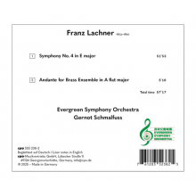 Evergreen Symphony Orchestra - Lachner: Symphony No.4 & Andante For Brass Ensemble