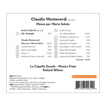 La Capella Ducale & Musica Fiata - Monteverdi: Messa Per Maria Salute