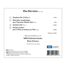Ricci, Alberto Carnevale & Wdr Sinfonieorchester Koln - Barainne: Symphonies 1 & 2
