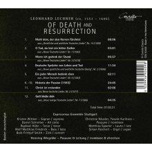 Witmer, Kristen & Capricornus Ensemble Stuttgart - Lechner: of Death and Resurrection