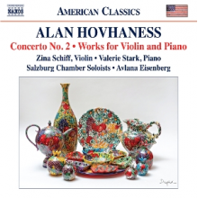 Schiff, Zina - Hovhaness: Concerto No. 2; Works For Violin and Piano