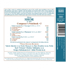 Sokolov, Valeriy & Kyiv Virtuosi Orchestra - Shor: Composer S Notebook, Vol. 5