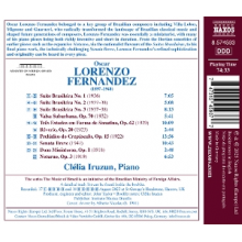 Iruzun, Clelia - Fernandez: Lorenzo Fernandez: Piano Works