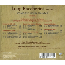 Ruhadze, Igor & Alexandra Nepomnyashchaya - Boccherini: Complete Violin Sonatas Volume 2