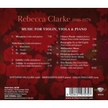 Valiulina, Ekaterina & Giulia Panchieri & Margherita Santi - Rebecca Clarke: Music For Violin, Viola & Piano