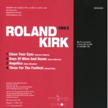 Kirk, Rahsaan Roland - Live At Ronnie Scott's 1963