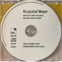 Lessing, Kolja & Rainer Maria Klaas - Meyer: Works For Violin & Piano/Violin Sonatas