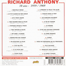 Anthony, Richard - 1959-1969
