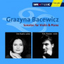 Bacewicz, G. - Sonatas For Violin & Pian