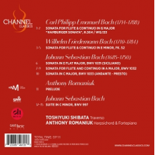 Shibata, Toshiyuki & Anthony Romaniuk - J. S. Bach & Sons: Flute Sonatas