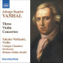 Vanhal, J.B. - 3 Violin Concertos
