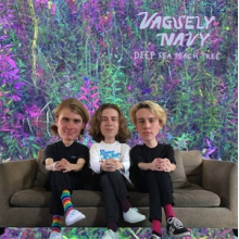 Deep Sea Peach Tree - Vaguely Navy