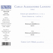 Minzi, Carlo Levi - C.A. Landini: Piano Sonatas No. 1 and No. 2