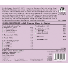 Nelson, Matthew & Alexander Volpov & Chad Sloan & Anna Petrova - Charles Harford Lloyd: Chamber Music For Clarinet