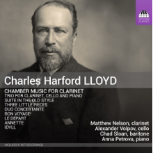 Nelson, Matthew & Alexander Volpov & Chad Sloan & Anna Petrova - Charles Harford Lloyd: Chamber Music For Clarinet
