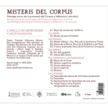 Capella De Ministrers - Misteris Del Corpus