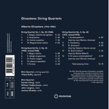 Miro Quartet & Kiera Duffy - Ginastera: String Quartets