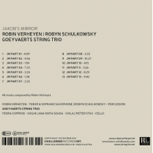 Verheyen, Robin & Robyn Schulkowsky & Goeyvaerts String Trio - Jakob's Mirror