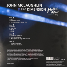 John McLaughlin & The 4th Dimension - Live at Montreux Jazz Festival 2022 LP BLACK