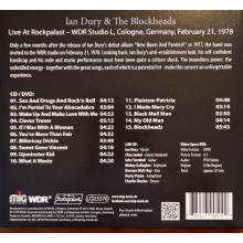 Ian Dury & The Blockheads - Live At Rockpalast 1978 CDDVD