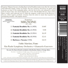 Martino, Fabio - Mignone: Fantasias Brasileiras Nos. 1-4