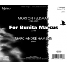 Hamelin, Marc-Andre - Morton Feldman: For Bunita Marcus