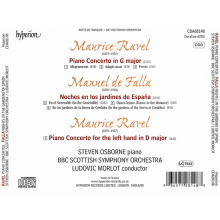 Osborne, Steven & Bbc Scottish Symphony Orchestra & Ludovic Morlot - Ravel: Piano Concertos; Falla: Nights In the Garde