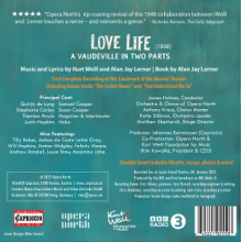 Orchestra and Chorus of Opera North - Kurt Weill: Love Life