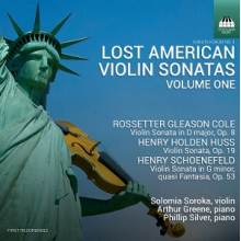 Soroka, Solomia - Lost American Violin Sonatas, Volume One