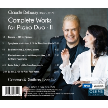 Genova-Dimitrov Piano Duo - Claude Debussy: Complete Works For Piano Duo, Vol. 2