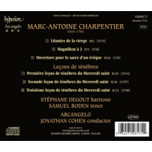 Arcangelo & Jonathan Cohen - Charpentier: Lecons De Tenebres, Litanies & Magnif