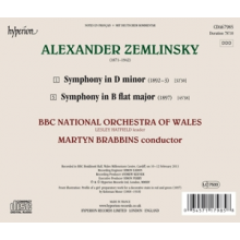 Bbc National Orchestra of Wales & Martyn Brabbins - Zemlinsky: Symphony In D Minor; Symphony In B-Flat