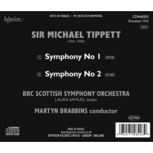 Bbc Scottish Symphony Orchestra & Martyn Brabbins - Tippett: Symphonies Nos. 1 & 2